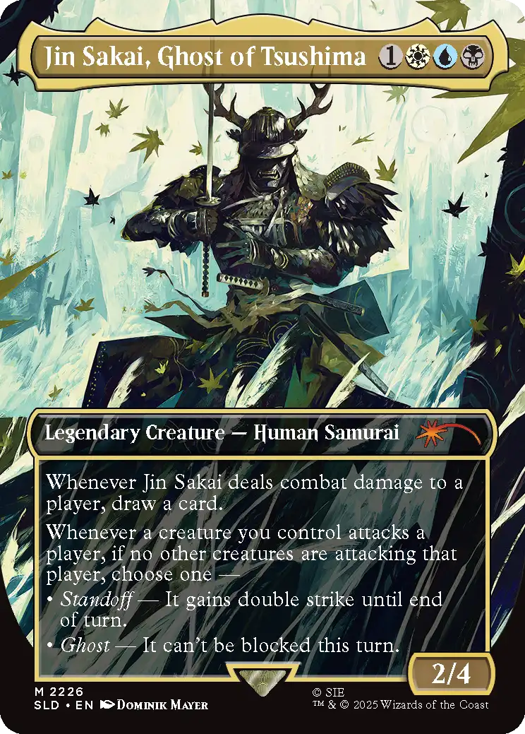Magic: The Gathering - Secret Lair x Ghost of Tsushima (Non-Foil Magic: The Gathering - Secret Lair x Ghost of Tsushima (Non-Foil