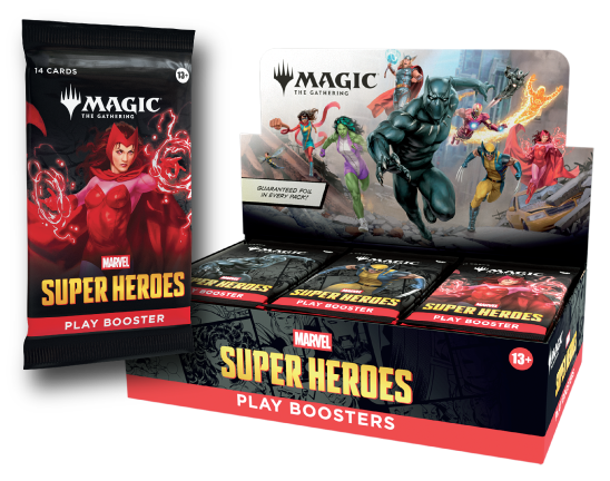 MTG MARVEL SUPER HEROES プレイ・ブースター BOX Magic: The Gathering Marvel Super Heroes Play Booster Box