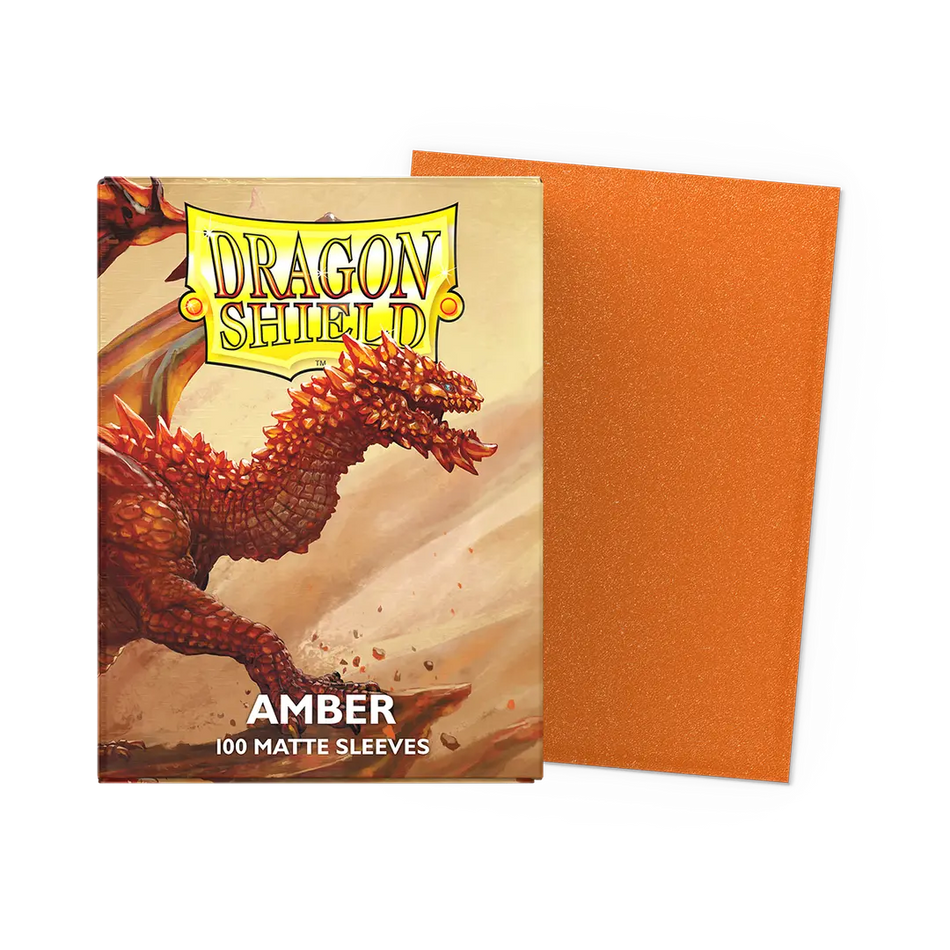 Dragon Shield - Amber - Matte Sleeves