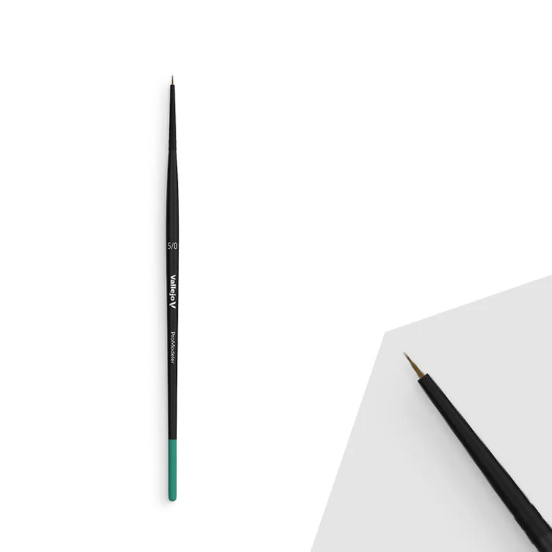 Vallejo - Brush Pro Modeler Natural Hair Round No. 5/0