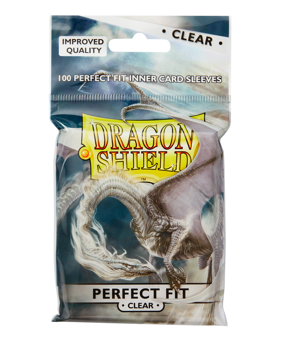 Dragon Shield Sleeves - Perfect Fit Clear - 100 sleeves