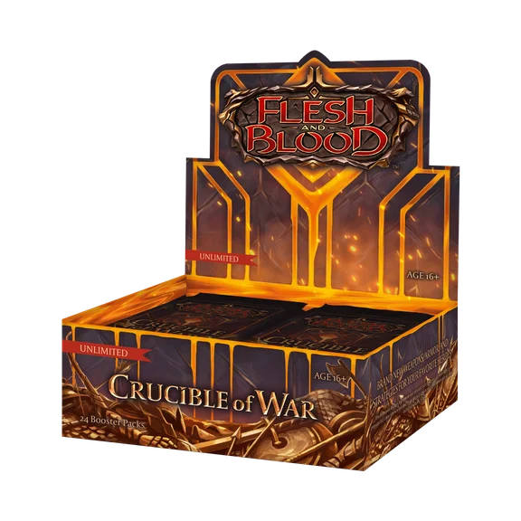 Flesh and Blood: Crucible of War Unlimited Booster Display