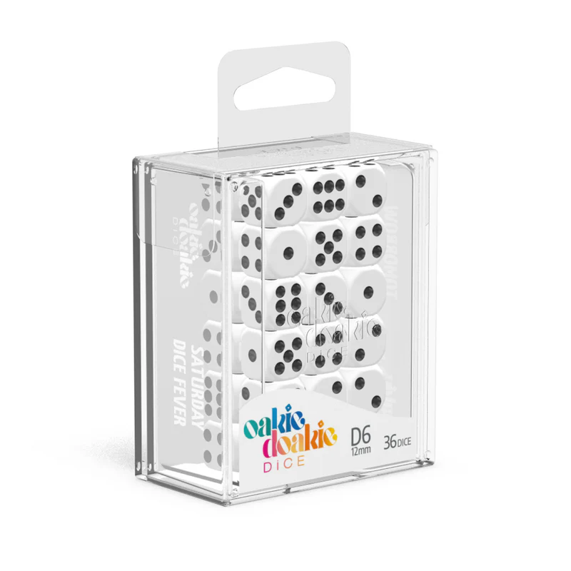 Oakie Doakie D6-Solid 12mm (36) White