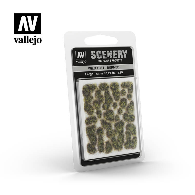 Vallejo - Wild Tuft BURNED large:6mm / 0,24 in.