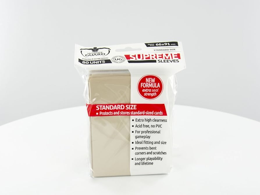 Ultimate Guard Supreme 80ct Standard Size - Sand