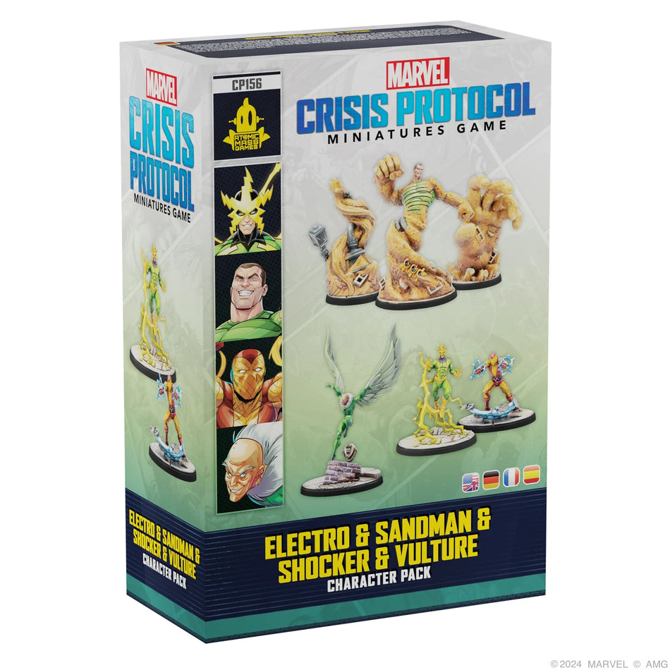 Marvel Crisis Protocol – Electro & Sandman & Shocker & Vulture