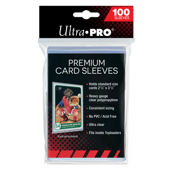 Ultra Pro 2-1/2" X 3-1/2" Premium Card Sleeves