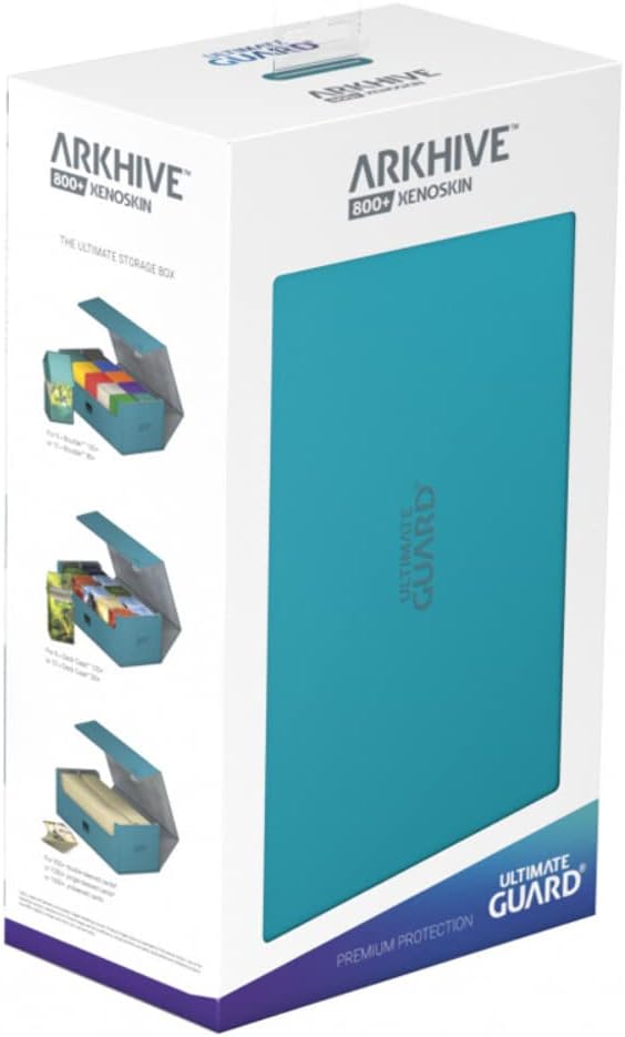 Ultimate Guard Arkhive 800+ Standard Size XenoSkin Petrol Blue