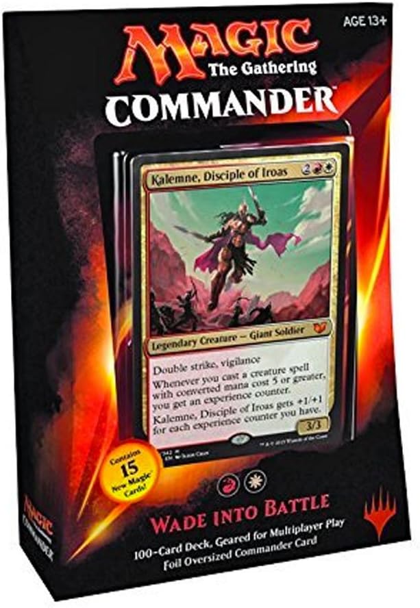 Magic: The Gathering Commander 2015 Edition Magic the Gathering - Wade Into Battle Red White Deck New Sealed