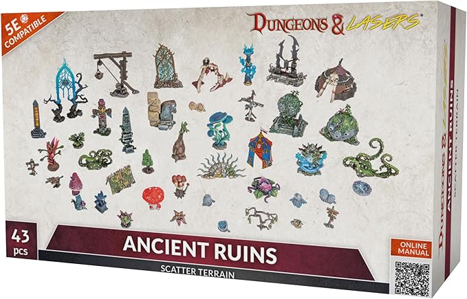 Dungeons & Lasers - Ancient Ruins Scatter Terrain