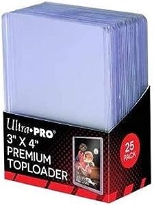 Ultra Pro 3" X 4" Super Clear Premium Border Toploader 25ct