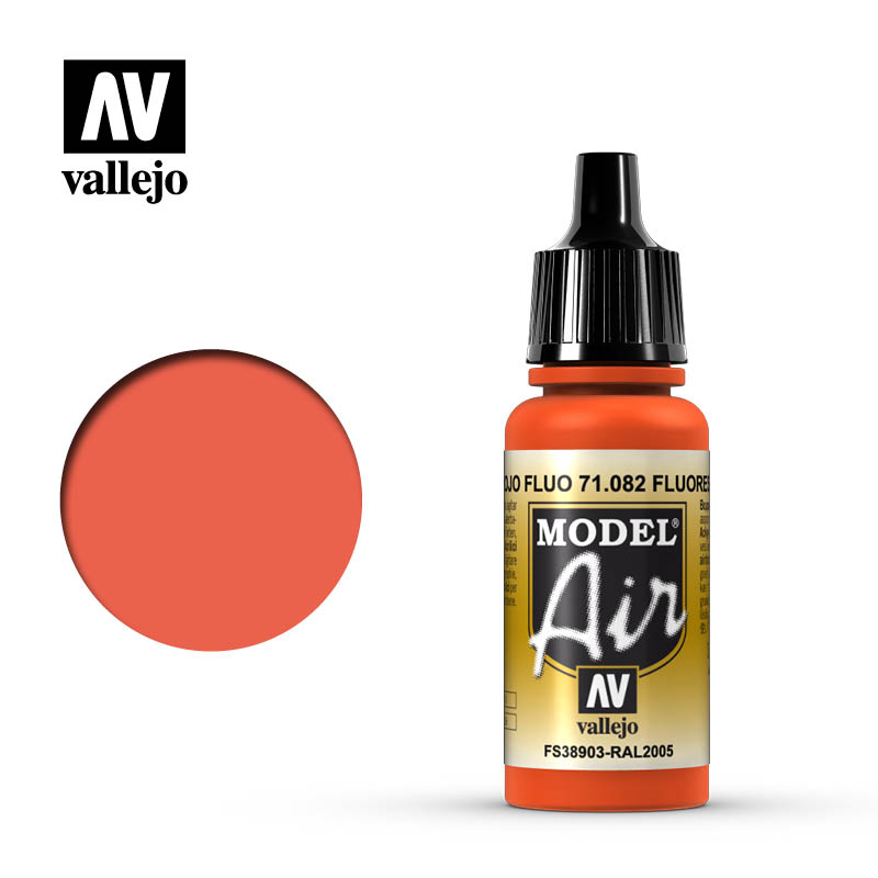 Vallejo - Model Air - Fluorescent Red 17ml