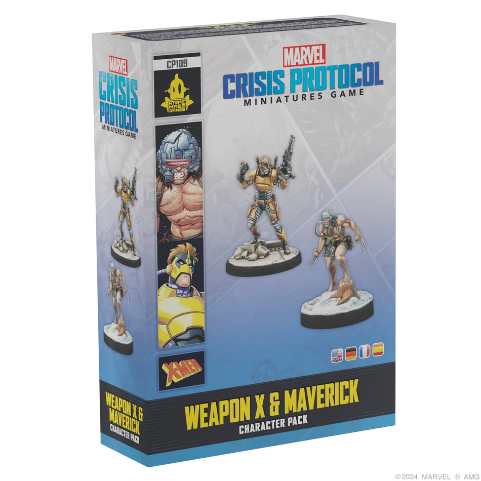 Marvel Crisis Protocol Weapon X & Maverick Character Pack