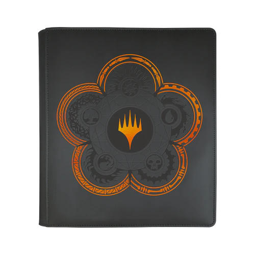 Ultra Pro Mana 7 Color Wheel 12-Pocket Zippered PRO-Binder for Magic: The Gathering