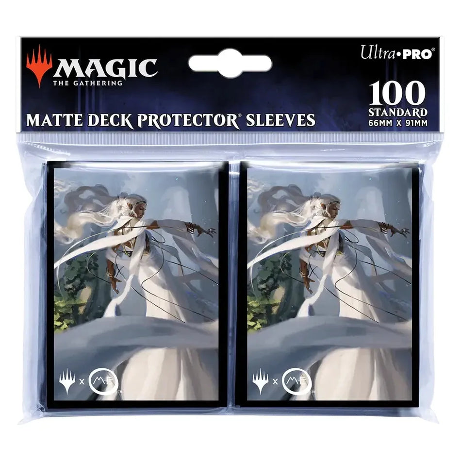 Ultra Pro The Lord of the Rings: Tales of Middle-earth Galadriel Standard Deck Protector Sleeves (100ct) for Magic: The Gathering