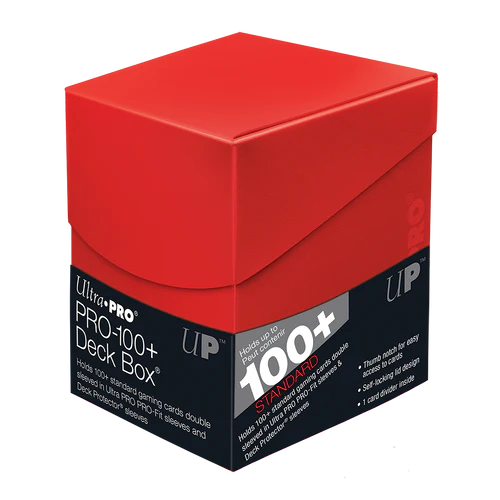 Ultra Pro Eclipse PRO 100+ Deck Box - Apple Red