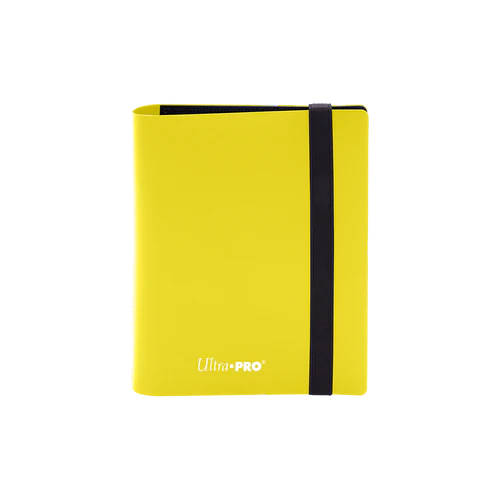 Ultra Pro Eclipse 2-Pocket PRO-Binder - Lime Yellow