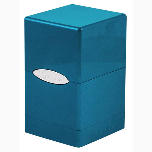 Ultra Pro Hi-Gloss Satin Tower Deck Box - Ice Blue