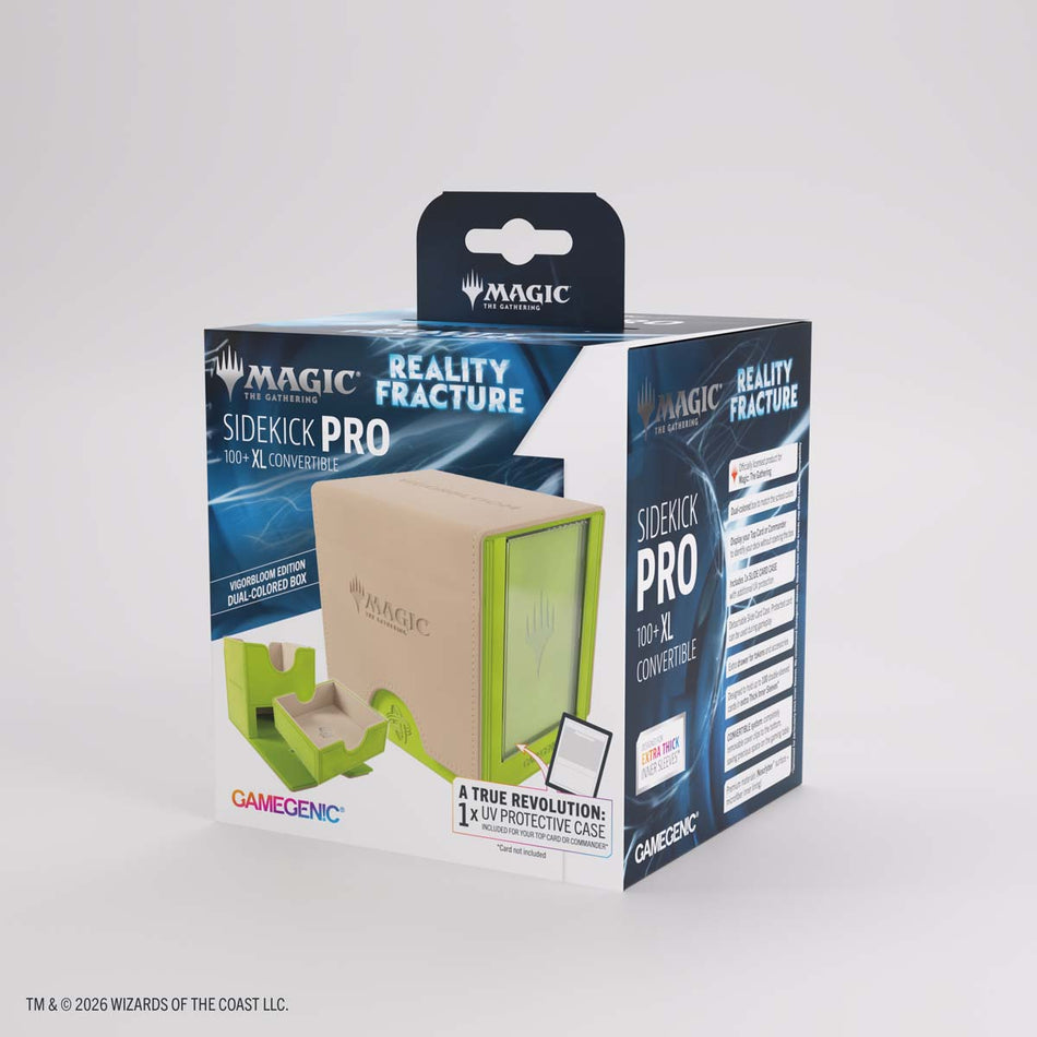GameGenic - Magic: The Gathering SIDEKICK PRO 100+ XL CONVERTIBLE - Vigorbloom