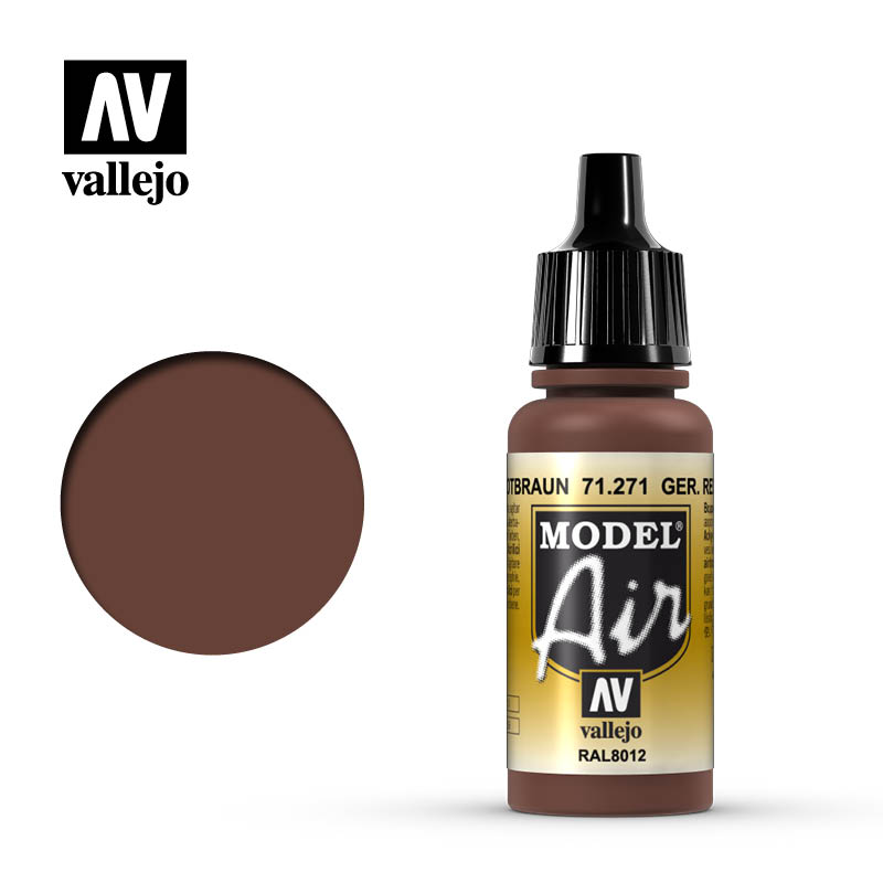 Vallejo - Model Air - German Red Brown 17ml