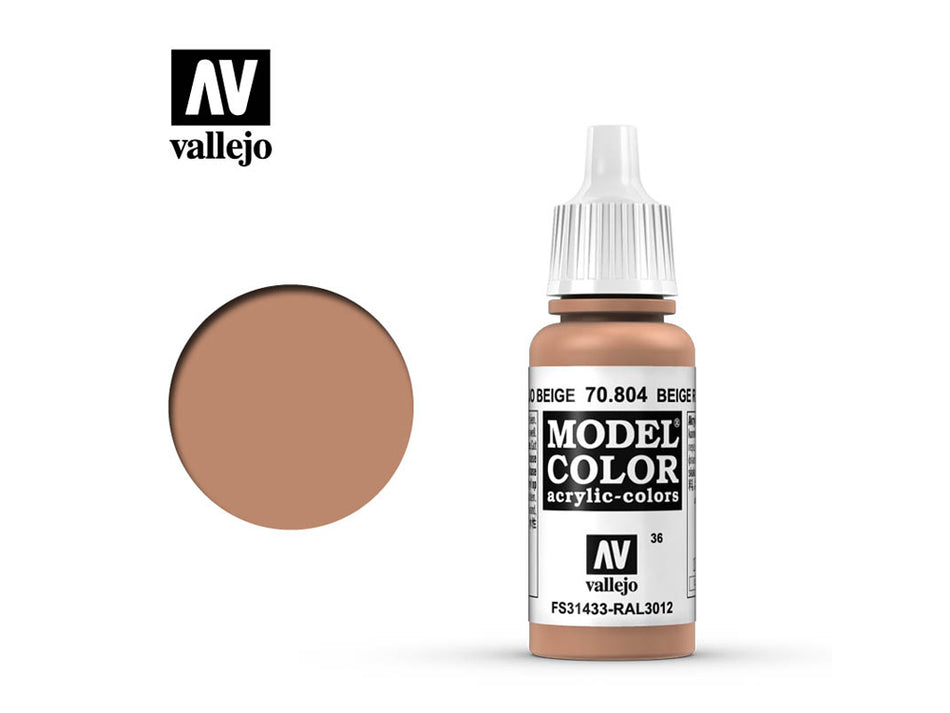 Vallejo - Model Color - Beige Red 17ml