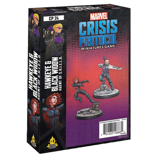 Marvel Crisis Protocol Hawkeye & Black Widow Agent of S.H.I.E.L.D. Character Pack