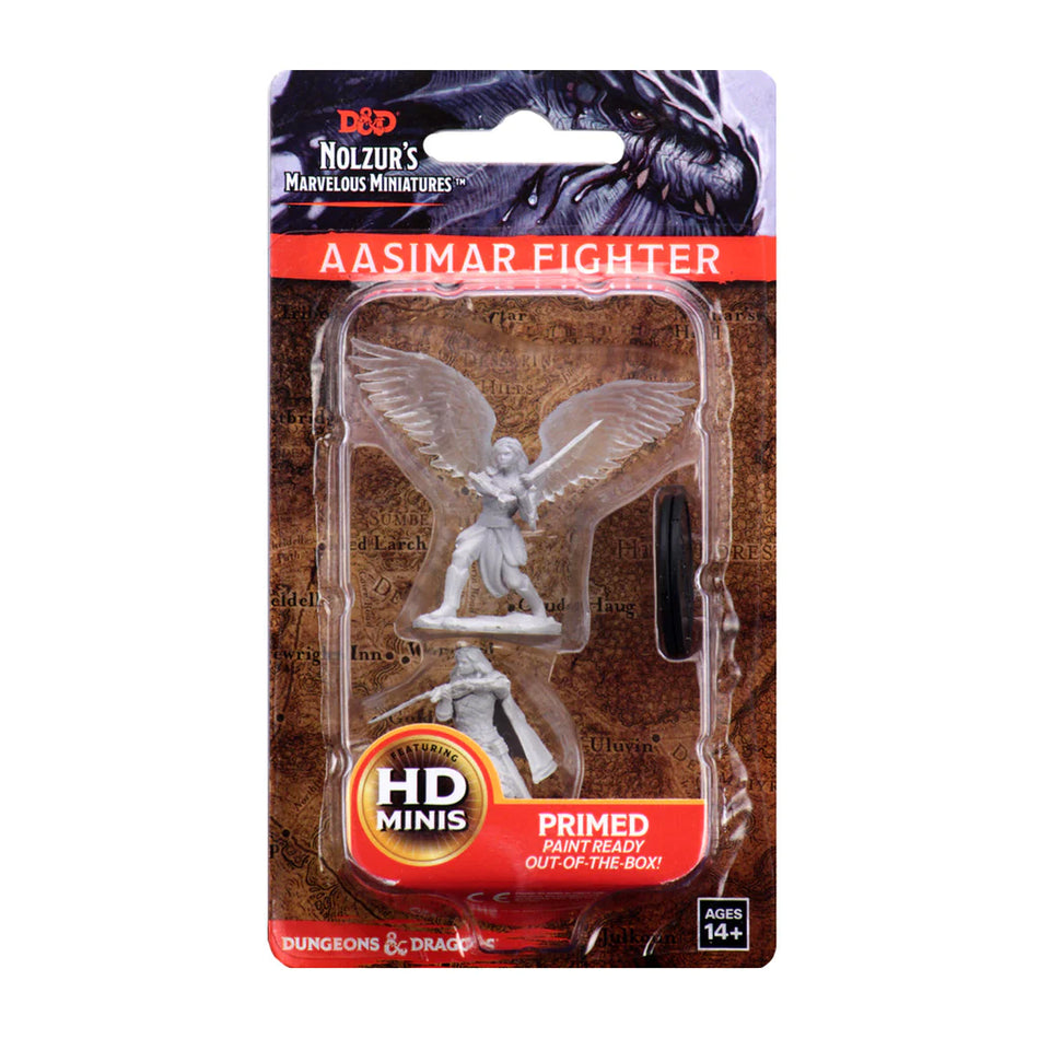 D&D Nolzur's Marvelous Miniatures: Female Aasimar Fighter (Unpaint)