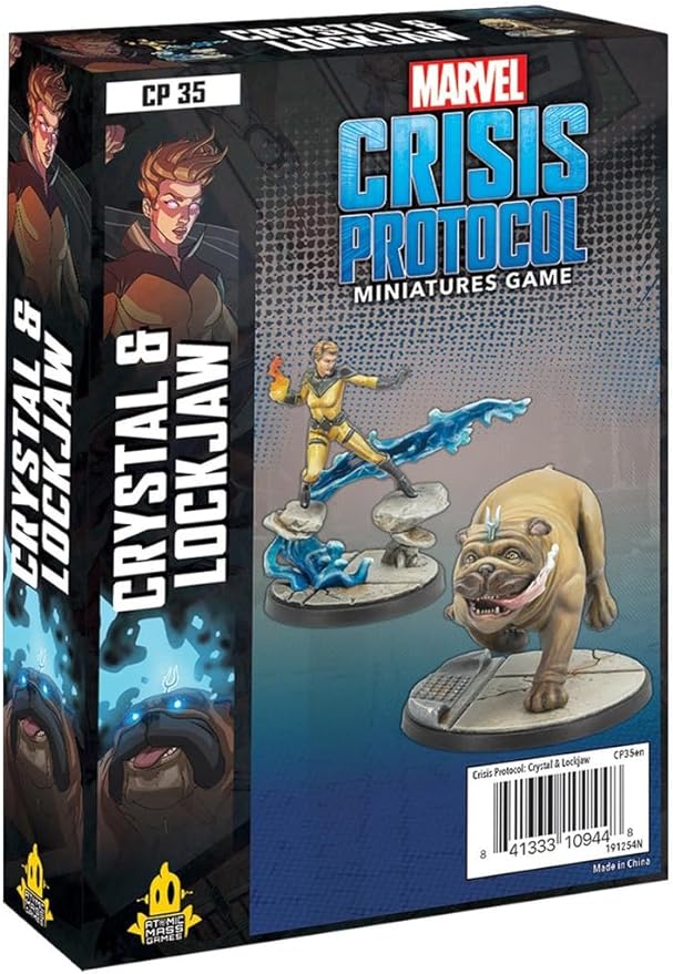 Marvel Crisis Protocol Crystal & Lockjaw Character Pack