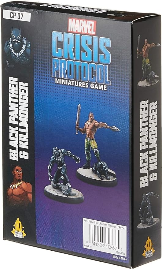 Marvel Crisis Protocol Black Panther & Killmonger Character Pack