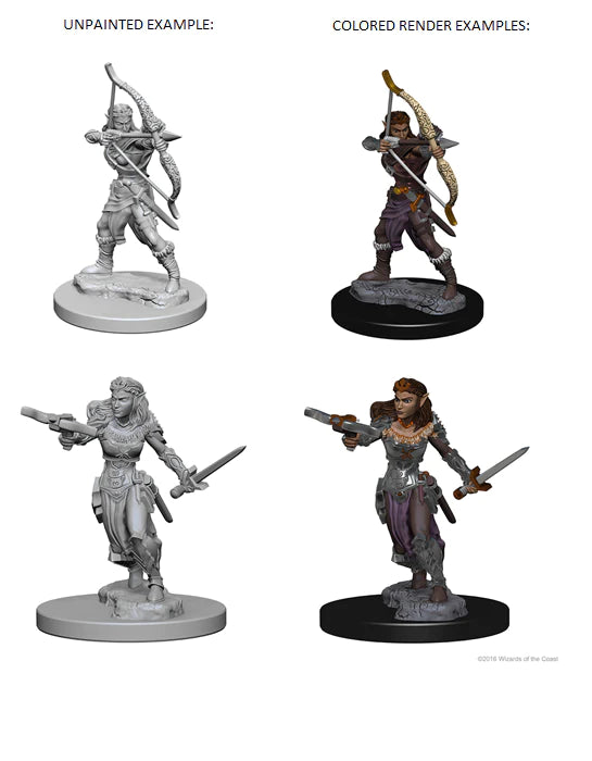 D&D Nolzur's Marvelous Miniatures: Elf Ranger Female (Unpaint)