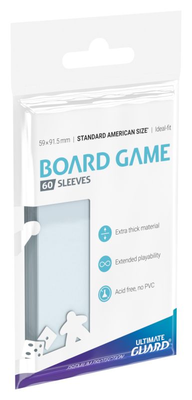 Ultimate Guard Board Game - Standard American Size - Sleeves