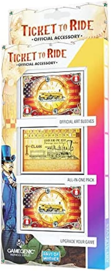 GameGenic Ticket to Ride - Art Sleeves - 46 x 70 mm