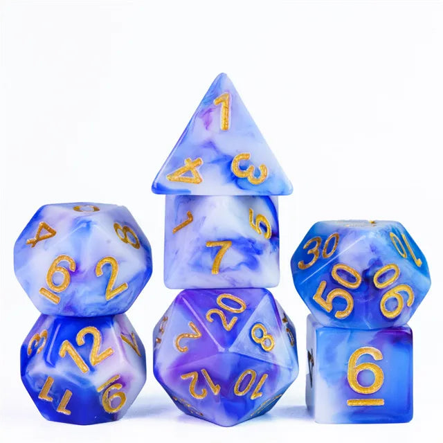 Coat of Arms - 4-Color Brushed Dice - 3