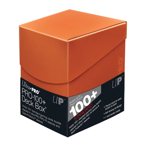 Ultra Pro Eclipse PRO 100+ Deck Box - Pumpkin Orange