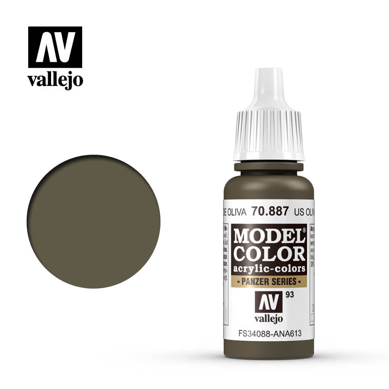 Vallejo - Model Color - US Olive Drab 17ml
