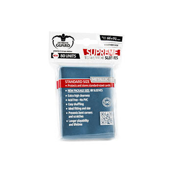 Ultimate Guard Supreme 80ct Metallic Standard Size - Blue