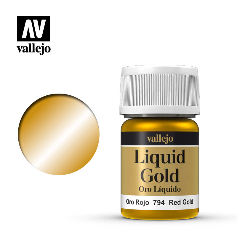 Vallejo - Liquid Gold - Red Gold 35ml