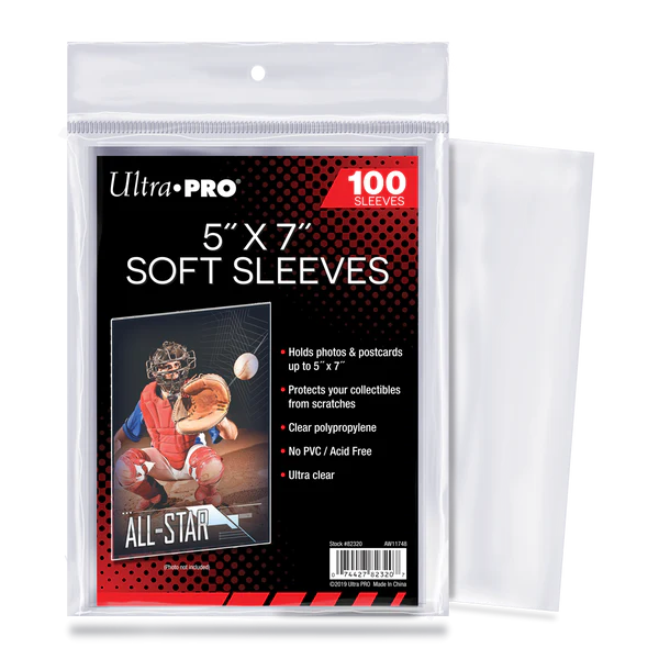 Ultra Pro 5" X 7" Sleeves