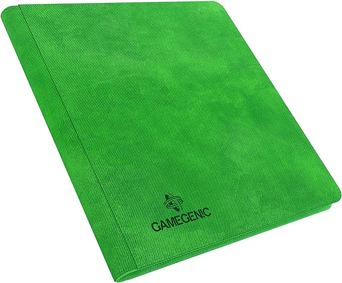 GameGenic Zip-Up Album - Green - 24-Pocket