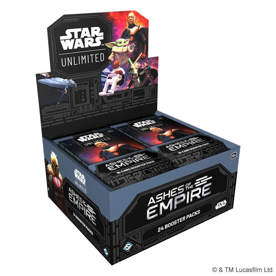 Star Wars Unlimited: Ashes of the Empire Booster Display
