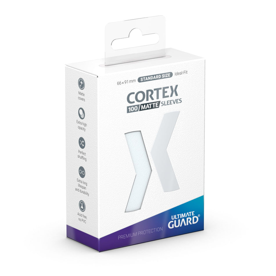 Ultimate Guard Cortex 100 Matte Sleeves - Clear