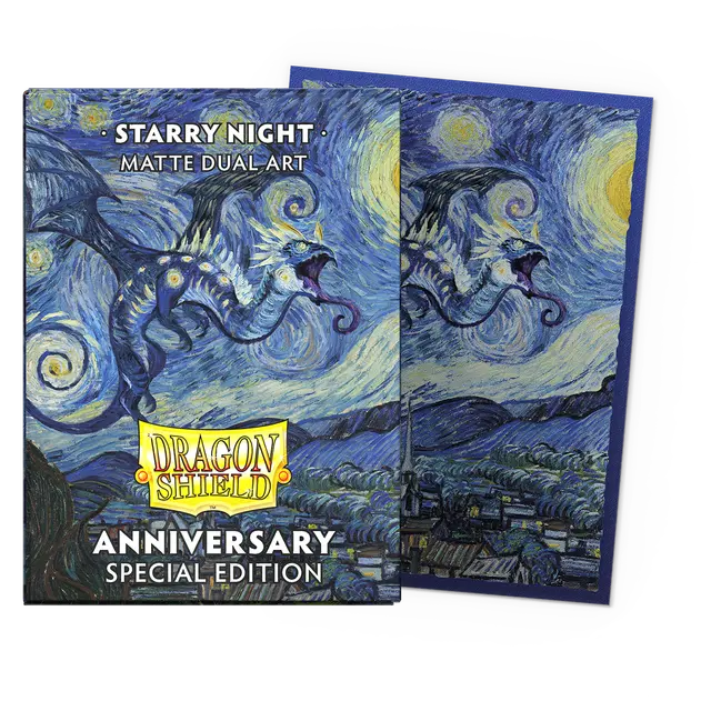 starry night card sleeves Dragon Shield Starry Night - Matte Dual Art Sleeves