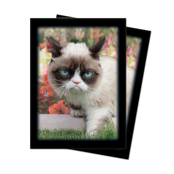 Ultra Pro Grumpy Cat Flowers Standard Deck Protectors 50ct