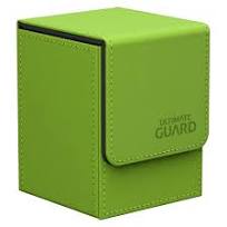 Ultimate Guard Flip Deck Case 100+ Leatherette - Green