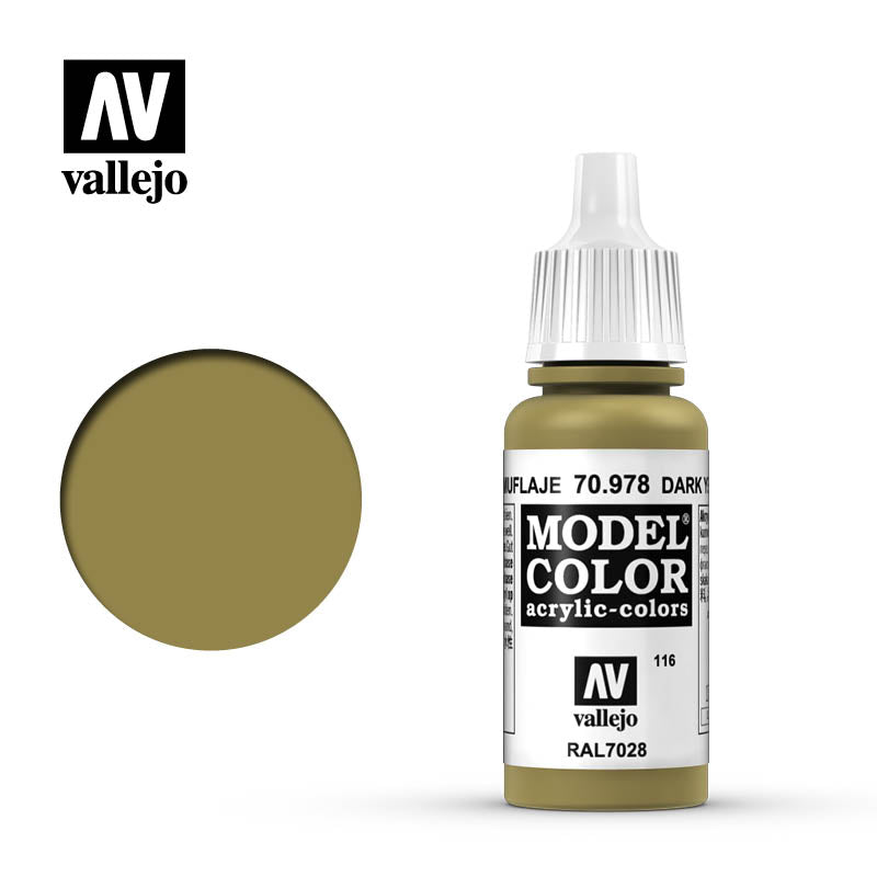 Vallejo - Model Color - Dark Yellow 17ml
