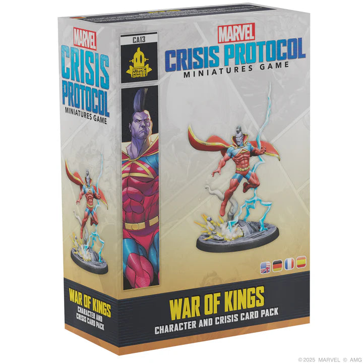 [PRE ORDER] Marvel: Crisis Protocol – War of Kings Character and Crisis Card Pack