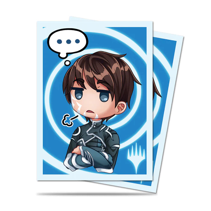 Ultra Pro Chibi Collection Jace - Mystic Standard Deck Protector sleeves 100ct for Magic