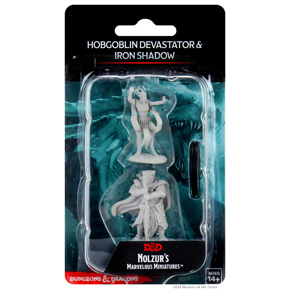 D&D Nolzur's Marvelous Miniatures: Hobgoblin Devastator & Hobgoblin Iron Shadow (Unpaint)