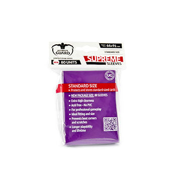 Ultimate Guard Supreme 80ct Standard Size - Purple