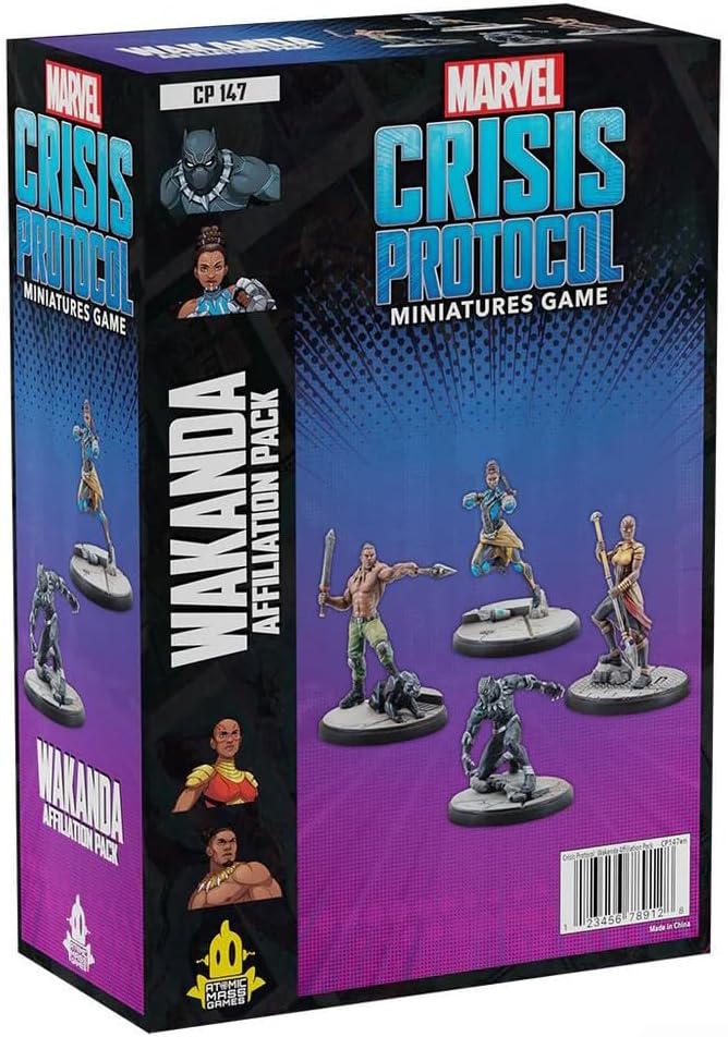 Marvel Crisis Protocol Wakanda Affiliation Pack